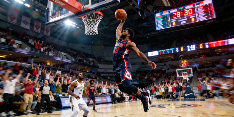 NBA球员在比赛中的精彩瞬间照片